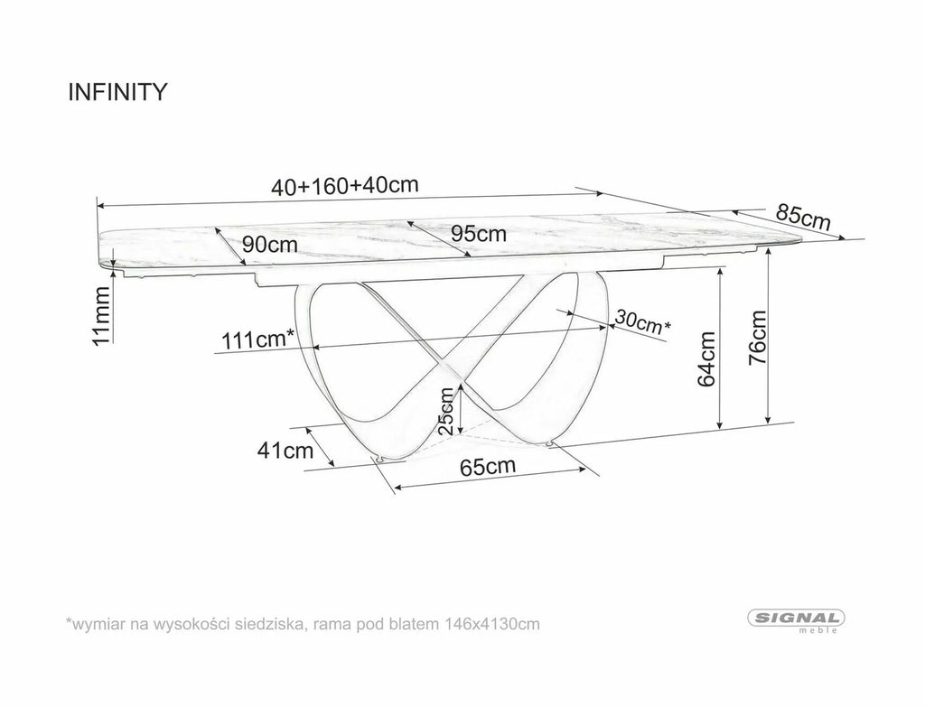 Tisch Infinity Ceramic