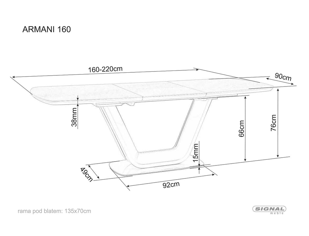 Tisch Armani Ceramic