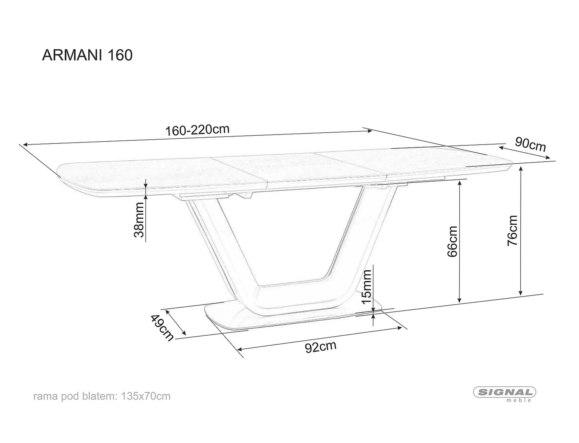 Tisch Armani Ceramic