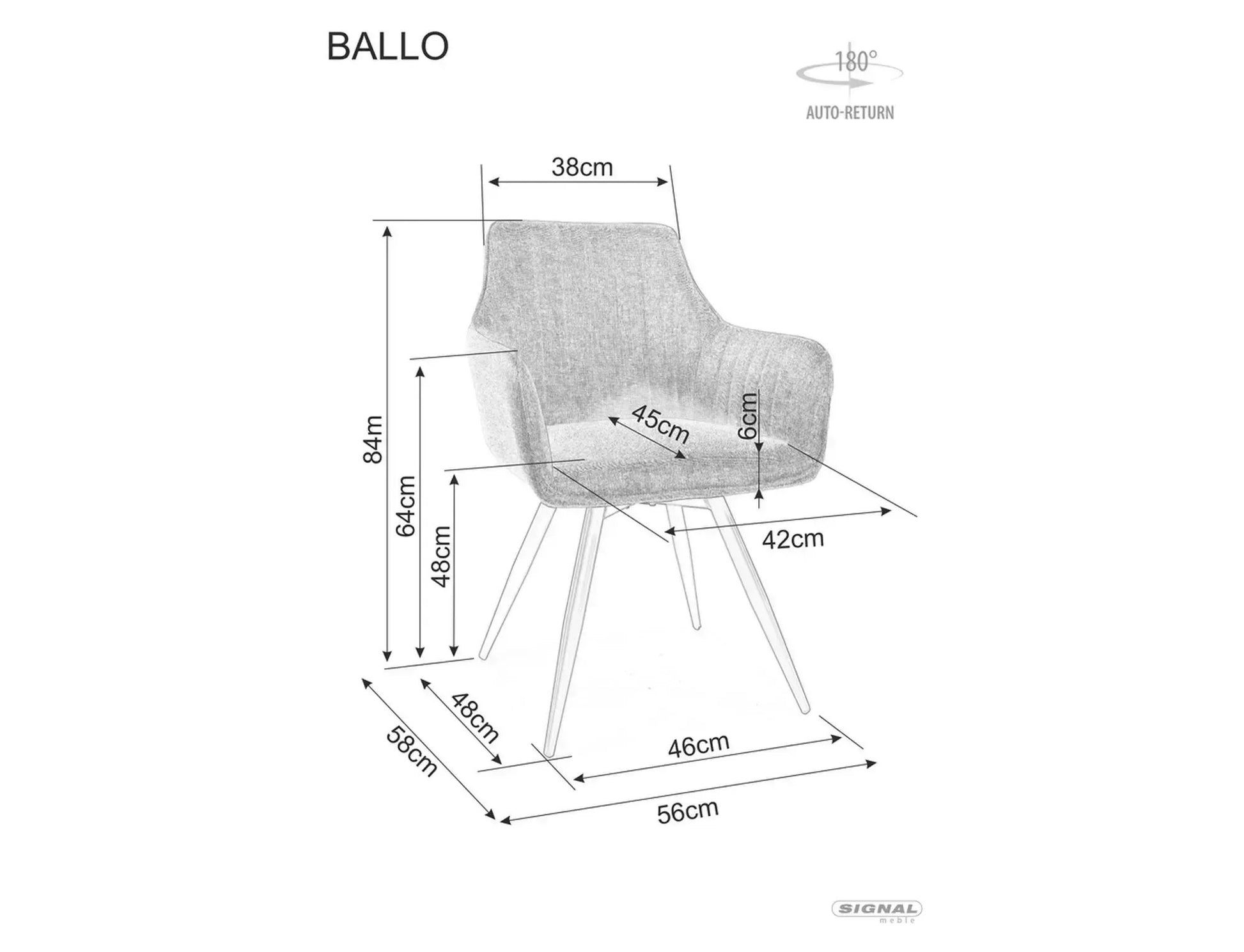 Stuhl Ballo Leo