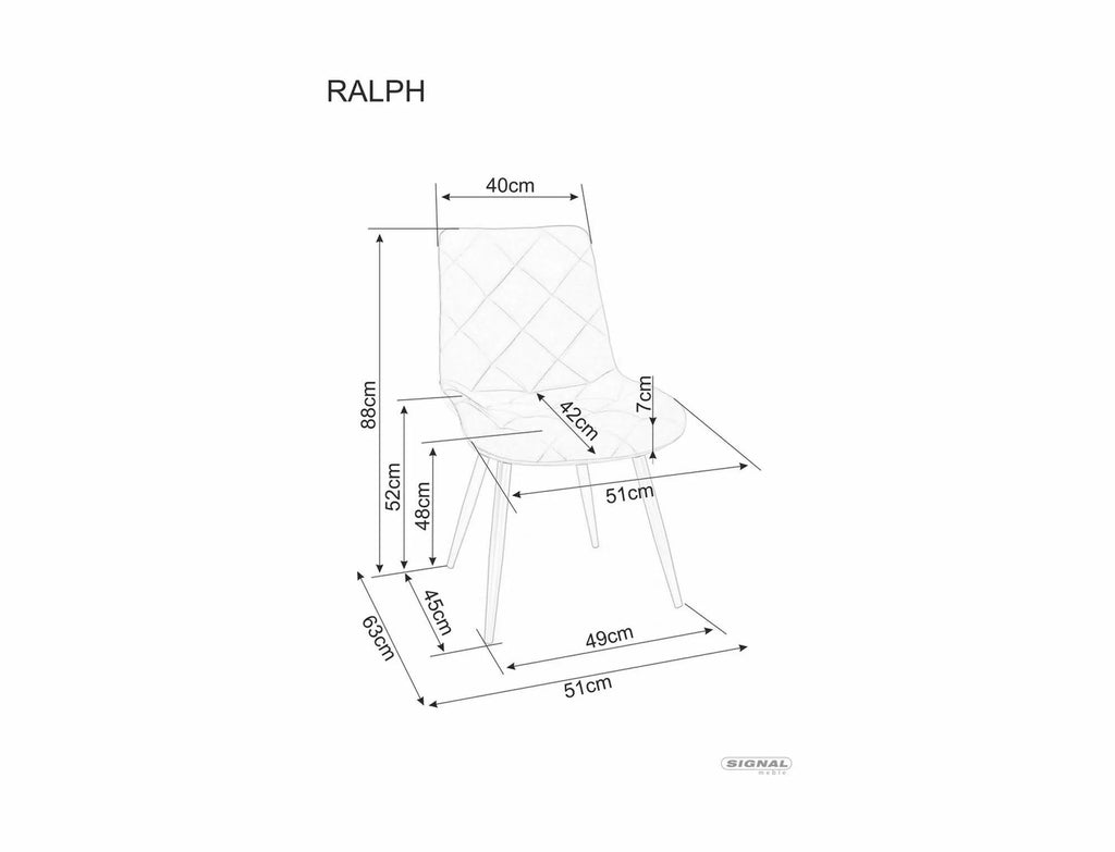 Stuhl Ralph Velvet
