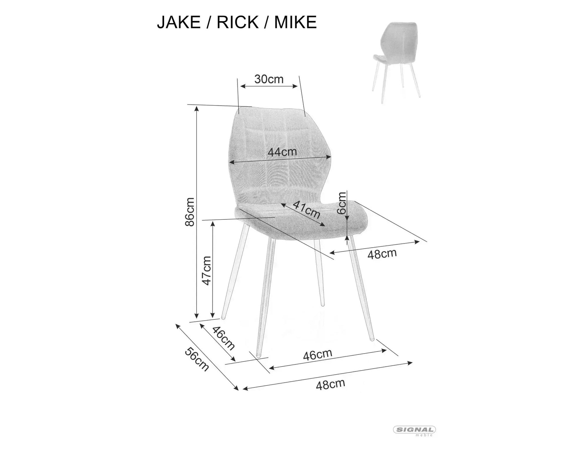 Stuhl Rick Velvet