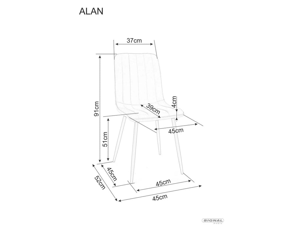 Stuhl Alan Velvet