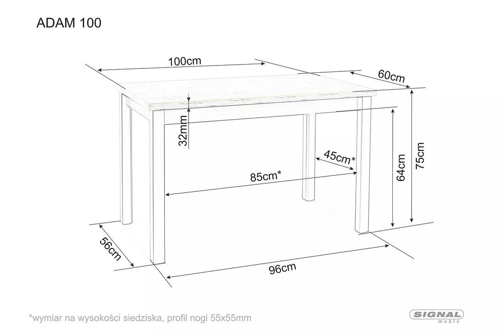 Tisch Adam 100