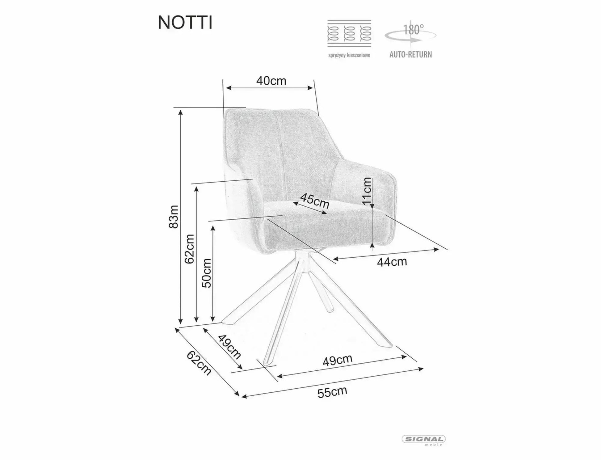 Stuhl Notti Brego