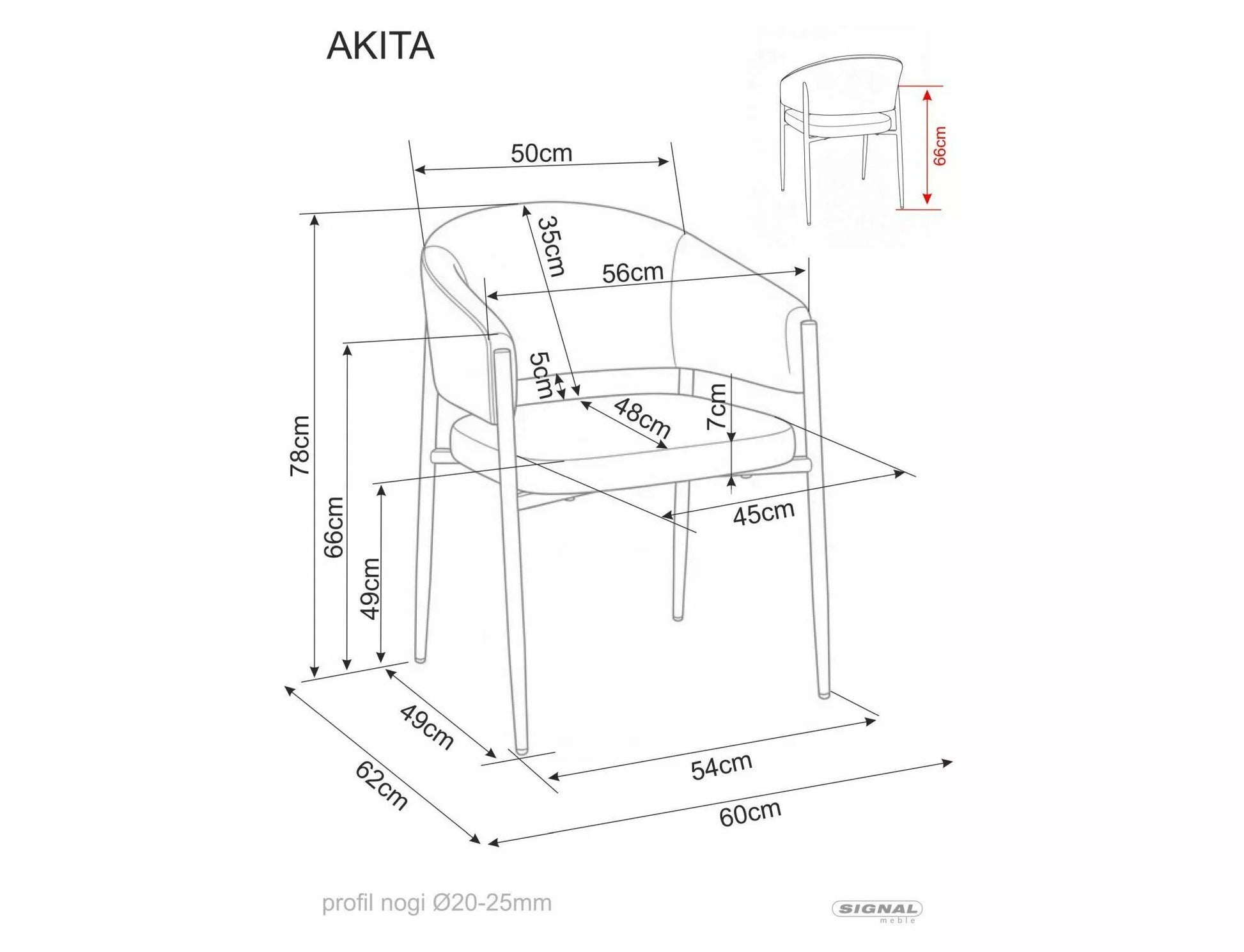 Stuhl Akita